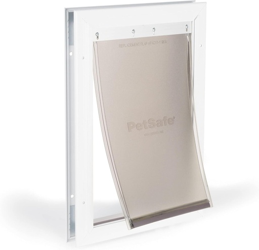 PetSafe - Usa de animale din aluminiu - Cadru durabil, etansare rezistenta la intemperii, instalare usoara DIY - Medie