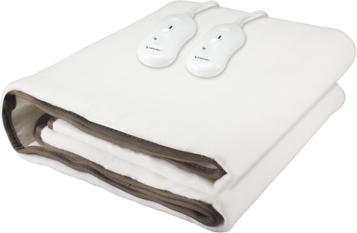 Incalzitor de pat dublu BEPER P203TFO110 160x140 cm, moale la atingere, lavabil, 120W, temperaturi reglabile, protectie la supraincalzire