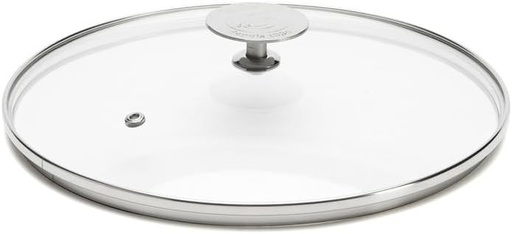 De Buyer - Capac de sticla cu punte din otel inoxidabil - Diametru 28 cm -