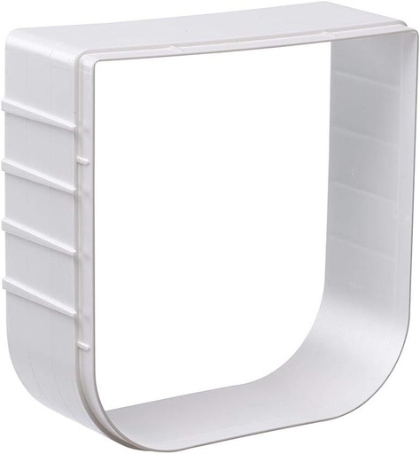 Extensie tunel extensibil Swing 1 pentru usi de pisica 15,5 x 5 x h 16 cm - Adancime 5 cm, Weiß