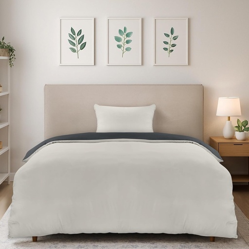 Set de husa de pilota Utopia Bedding pentru pat de 90 cm - Set de husa de pilota din microfibra 135x200 cm si 1 fata de perna 50x75 cm (bleumarin)