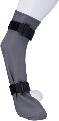 Trixie 19432 Soseta de protectie, silicon, M: 8 cm/35 cm, gri