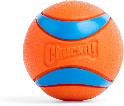 Chuckit! CH170015 Ultra Ball Medium, pachet de 1 minge, multicolor