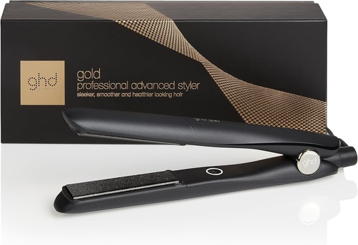 Placa de indreptat si de stilizat ghd Gold Black – Coafare profesionala avansata, par neted si moale cu stralucire suplimentara – Pentru toate tipurile de par