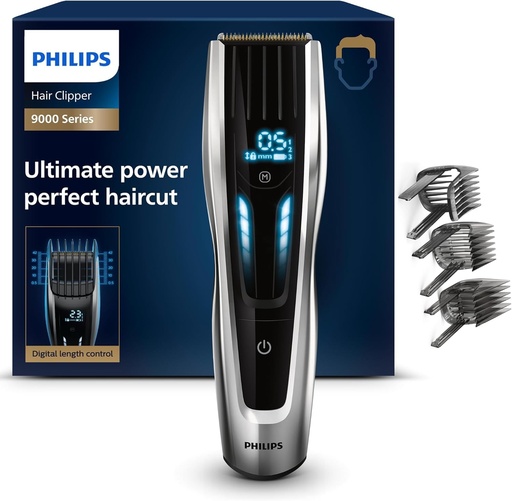 Aparat de tuns Philips seria 9000 cu interfata digitala de glisare (model HC9450/20)