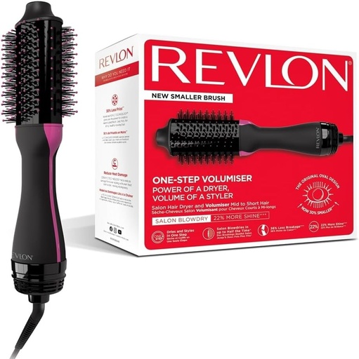 Uscator de par REVLON Salon One-Step Volumizant, pentru par mediu spre scurt, RVDR5282UKE