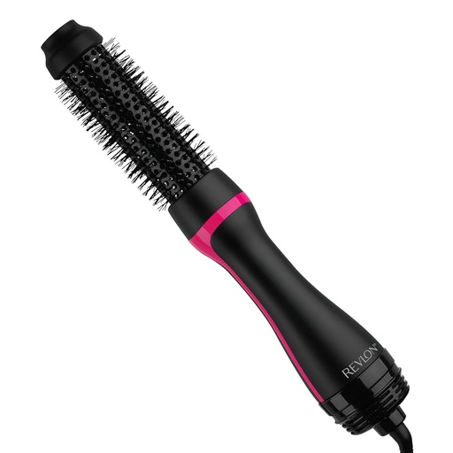 Revlon One-Step Style Booster – Uscator de par si aparat de coafat cu perie rotunda, perie rotunda de 38 mm (peri termici, cilindru acoperit cu ceramica, tehnologie cu ioni si ceramica) RVDR5292UKE