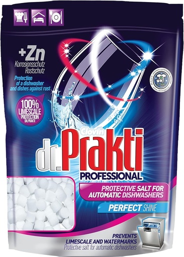 Sare de curatare Dr.Prakti Professional pentru masina de spalat vase, 1,5 kg