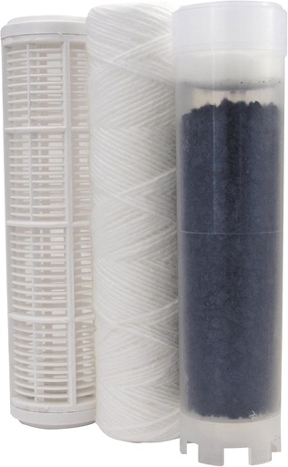 AQUAWATER 3700350804781 AQUAWATER-104633-Statie de schimb Aqua Rain-Kit pentru filtrarea impuritatilor si mirosurilor din apa stagnanta-Cartuse: ​​6 luni, Niciuna, Standard