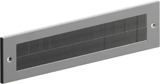 Intrare pentru cutie postala STORMGUARD 06SR0170000A cu perie pentru uz intern, metalica - finisaj argintiu - 335 mm x 75 mm