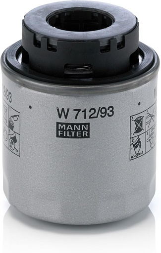 Filtru de ulei MANN-FILTER W 712/93 - pentru autoturisme si autoutilitare