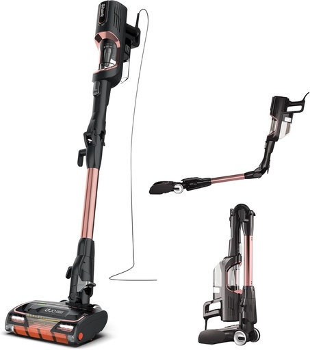 Shark HZ500EUT, Aspirator vertical cu fir, Auriu roz, 450 W, 0,3 litri, 80 decibeli