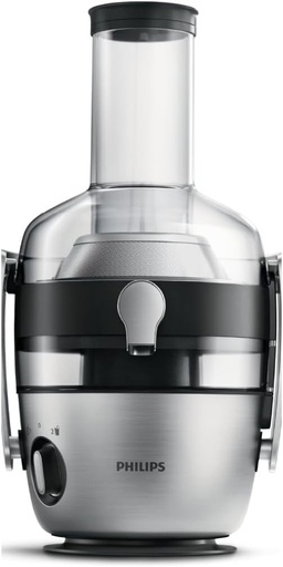 Storcator Philips seria 3000 – jgheab de alimentare XXL, tehnologie FibreBoost, QuickClean, capacitate de 2 l, motor puternic de 1100 W pentru suc proaspat si bogat in pulpa (HR1921/20)