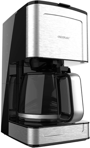 Cafetiera cu filtru Cecotec Coffee 56. Putere 800 W, capacitate 1,3 L pentru 12 cesti, finisaj din otel inoxidabil, cioc anti-picurare, filtru permanent sau de hartie, oprire automata.