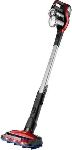 Aspirator fara fir Philips SpeedPro Max – dispozitiv 2 in 1, aspirator vertical si de mana, autonomie de pana la 65 de minute, duza de aspirare la 360 de grade (XC7042/01)