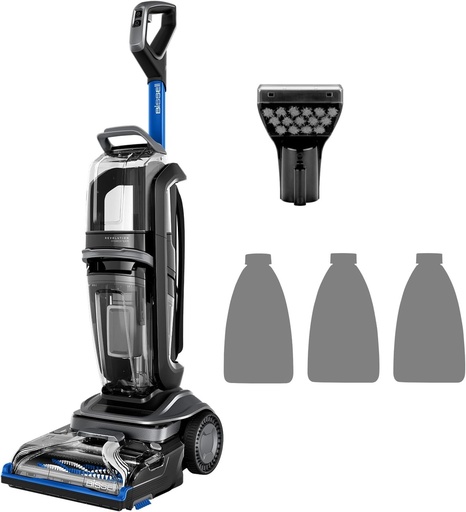 BISSELL Revolution HydroSteam, Aspirator umed pentru covoare, Dispozitiv de curatare a covoarelor pentru o curatare temeinica a covoarelor, Aspirator cu abur cu tehnologie HydroSteam, Motor puternic de 1300 W, 3670 N