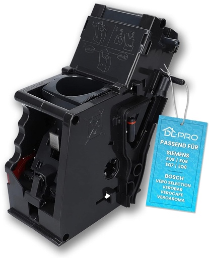 Unitate de preparare DL-pro, neagra, compatibila cu aparatele de cafea Siemens Bosch 11014117 11009614 EQ5 EQ6 EQ7 EQ8
