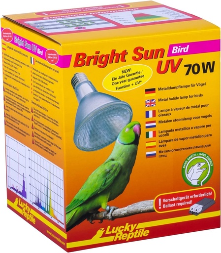 Lampa Lucky Reptile Bright Sun UV Bird (70 wati)