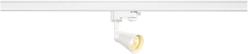 SLV BELGIA - Spot AVO GU10 50W Max pentru iluminat pe sina cu 3 suruburi - Alb