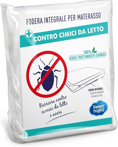 NOAPTE DULCE - Husa de saltea completa 140x200 cm | Rezistent la plosnite si acarieni | Renovator de saltea | Inchidere cu fermoar | Fara substante chimice | Grosime de pana la 25 cm