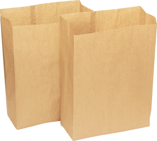 Sac de gunoi compostabil cu pedala Alina din hartie/captuseala pentru cutii alimentare/sac de hartie biodegradabil de 25 de litri (maro, 50 de saci)