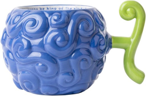 Cana de cafea 3D Grupo Erik One Piece Gum Gum Fruit Tea - Cana de cafea ceramica, dimensiuni 16 x 10 x 12,5 cm, capacitate 500 ml - Cadouri oficiale licentiate pentru fani, One Piece Anime