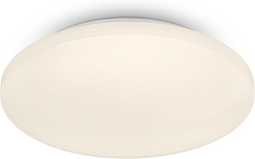 BRILONER - Lampa de tavan LED, lumina de tavan LED pentru baie IP44, lampa de baie, lumina alba calda, Ø275 mm, alb