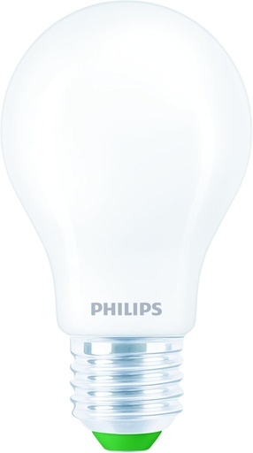 Bec LED Philips clasic, ultraeficient, 60W, 840lm, A60, E27 2700K, sticla mata, reglabil intensitate, mat