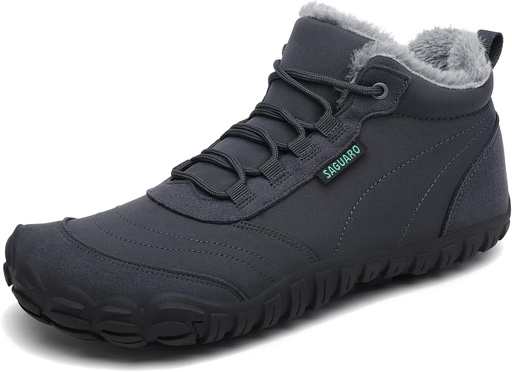 Pantofi de iarna desculti SAGUARO, pantofi de iarna cu captuseala calda pentru barbati si femei, marimea EU 36-48