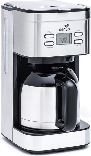 Termos Senya pentru aparatele dumneavoastra de cafea SYBF-CM009 si SYBF-CM025, otel inoxidabil, SYBF-CM009-SP1