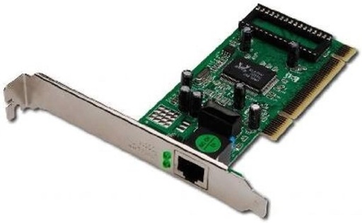 Placă de rețea Gigabit PCI Digitus DN10110 10/100/1000 pe 32 de biți, cu suport suplimentar cu profil redus