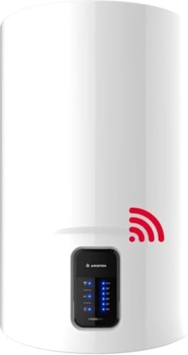Ariston, Lydos Wifi - Încălzitor de apă electric vertical 100L, Încălzitor de apă electric 100 litri cu ECO-EVO 47x45x91.3 - Încălzitoare de apă pentru instalare în Spania, Interval de eficiență energetică (A+/F) Compatibil cu Alexa