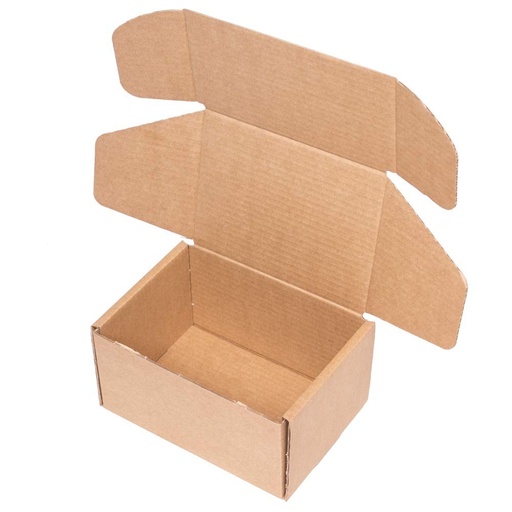 Pachet de 20 de cutii de carton kraft autoasamblabile cu capac – Perete dublu, rezistente pentru expediere, comerț electronic și servicii de curierat, dimensiuni 20x15x11 cm