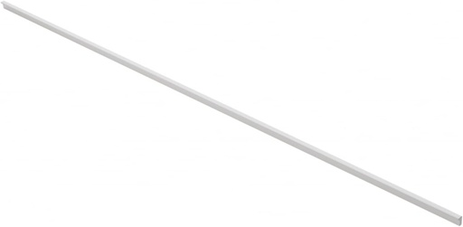 Mâner pentru mobilă GTV Lungo, aluminiu alb mat, subțire și elegant, pentru mobilă înaltă, versatil, 1200 x 18,5 x 10,7 mm, cu șuruburi, modern și funcțional
