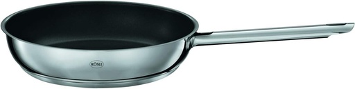 Tigaie RÖSLE ELEGANCE, tigaie universală de înaltă calitate cu înveliș antiaderent ProPlex, 28 cm, oțel inoxidabil 18/10, compatibilă cu inducția, lavabilă în mașina de spălat vase, 51 x 29,5 x 6,4 cm