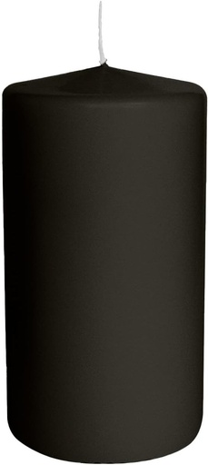 Lumânări tip pilon Risthò 56205_18, negre, diametru 8 cm, înălțime 15 cm, 2 bucăți