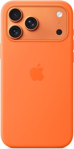 Carcasă Apple din silicon cu MagSafe pentru iPhone 17 Pro Max - Portocalie