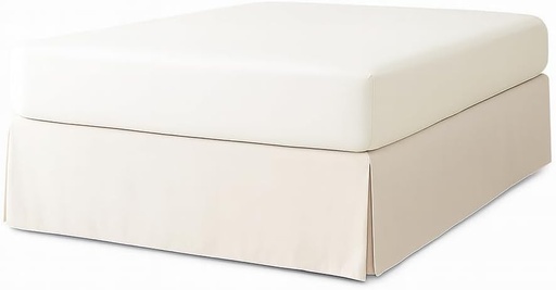 Husă de pat EasyCosy pentru ATENEA – Fustă pentru pat 180x190/200 cm – Protecție reglabilă pentru somieră – Material natural elegant și lavabil