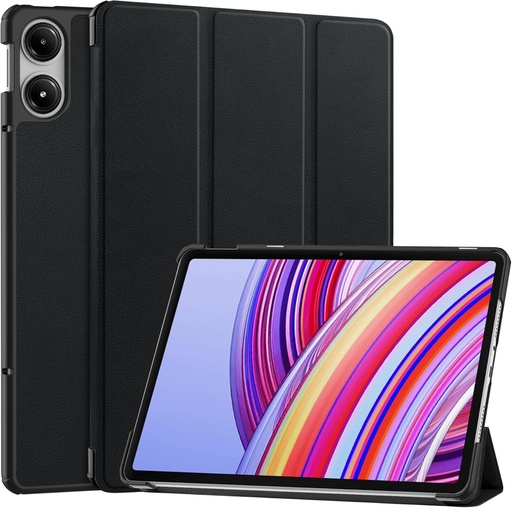 Husă Vakarey pentru Xiaomi Redmi Pad Pro, Husă ultra-subțire pentru Poco Pad/Redmi Pad Pro 12.1 Inch, Neagră