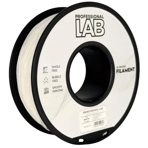 Filament imprimanta 3D TPU White - Prof. Lab 1.75mm 1KG