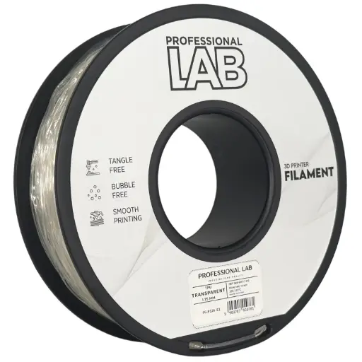 Filament imprimanta 3D TPU Transparent - Prof. Lab 1.75mm 1KG