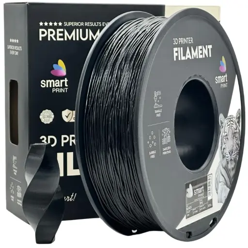 Filament imprimanta 3D TPU Black - Smart Print 1.75mm 1KG