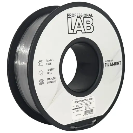 Filament imprimanta 3D PETG Transparent - Prof. Lab 1.75mm 1KG