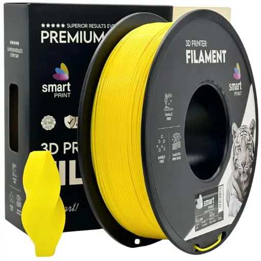 Filament imprimanta 3D PETG Yellow - Smart Print 1.75mm 1KG