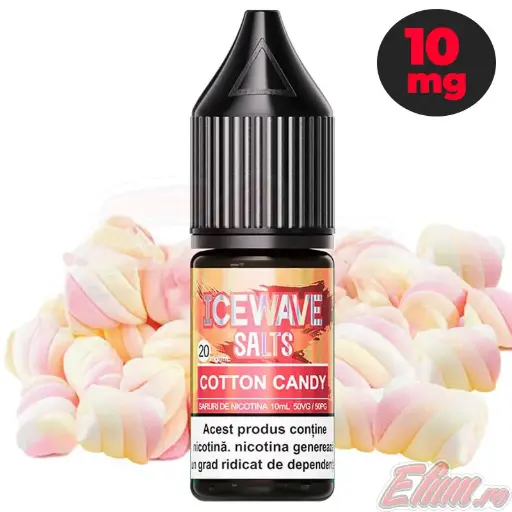 Lichid Ice Wave Cotton Candy 10ml NicSalt 10mg/ml