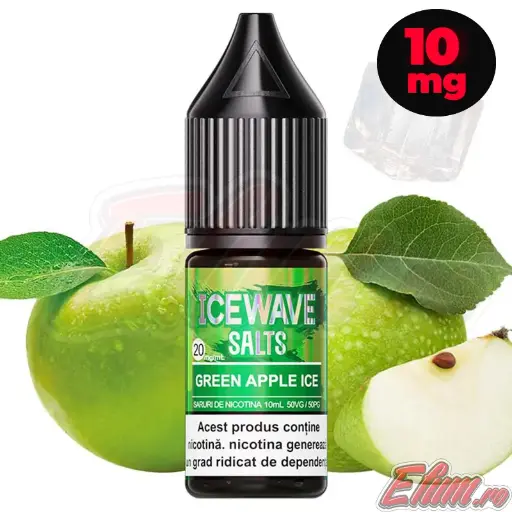 Lichid Ice Wave Green Apple Ice 10ml NicSalt 10mg/ml