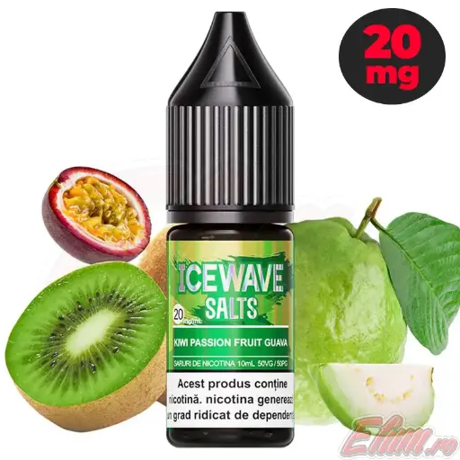 Lichid Ice Wave Kiwi Passion Fruit Guava 10ml NicSalt 20mg/ml