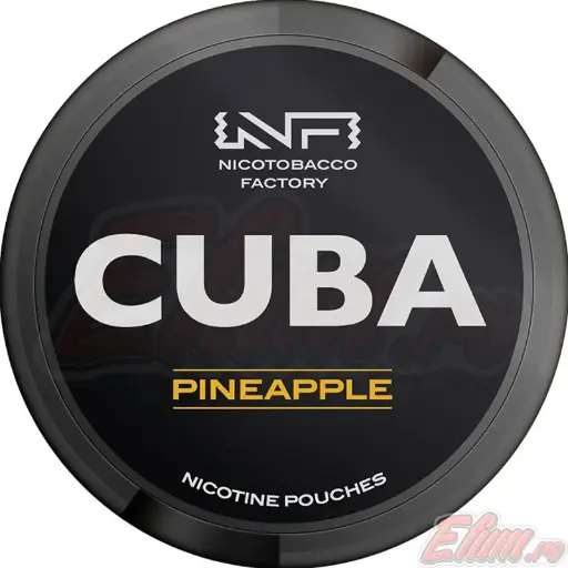 Pliculete cu Nicotina Pouch Cuba Black Pineapple 30mg/g (20mg/pouch)