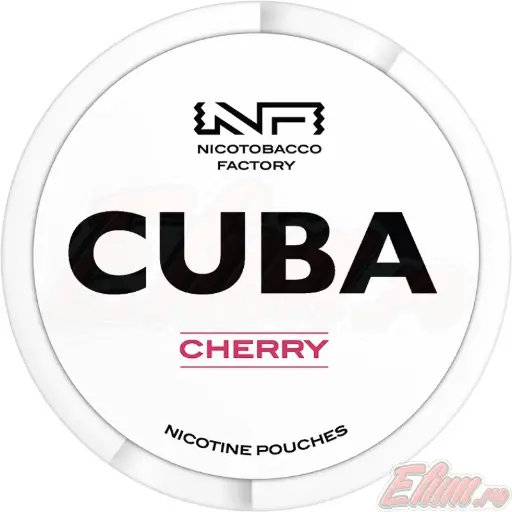 Pliculete cu Nicotina Pouch Cuba White Cherry 25mg/g (16mg/pouch)
