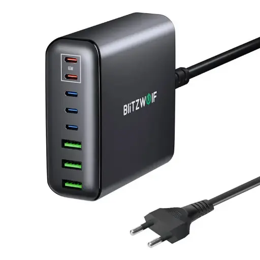 Încărcător de perete Blitzwolf BW-S26 250W Negru